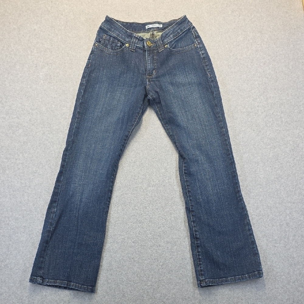 Lee Slender Secret Women’s Jeans Size 6 Short Bootcut Stretch Denim